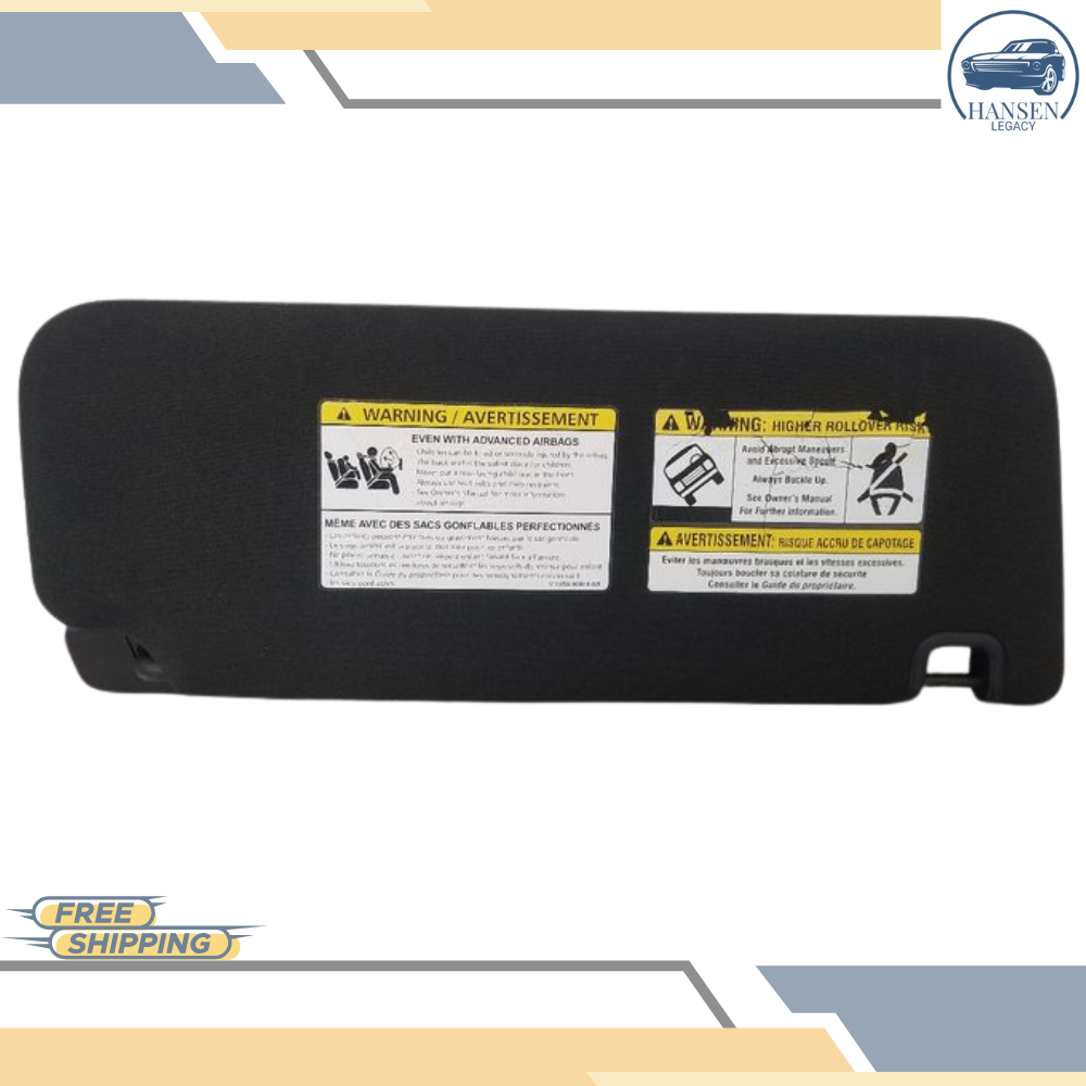 2017–2022 Land Rover Discovery LH Driver Sunvisor Sun Visor Mirror & Light OEM — view 2