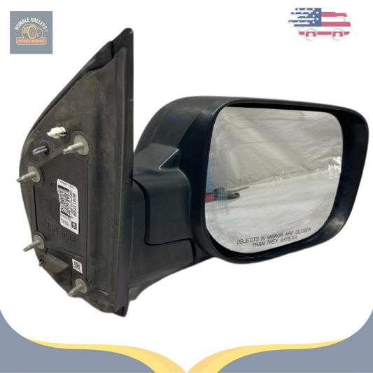 2017–2023 Nissan Titan Right Passenger Side Manual Mirror Assembly Black OEM — view 1