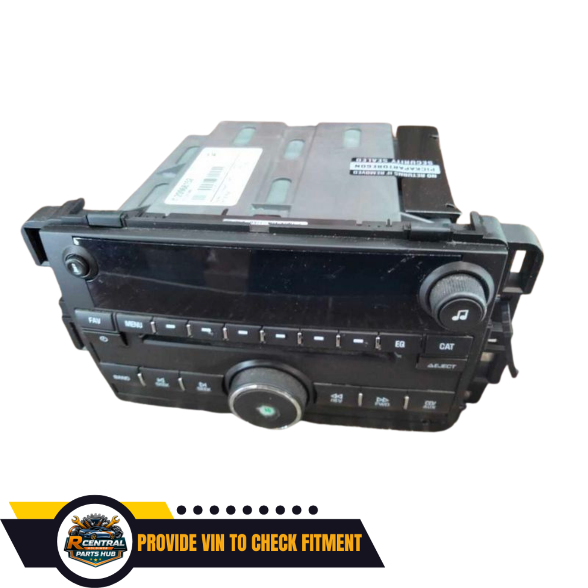 2011–2017 GMC Savana Van Radio Receiver AM/FM/MP3/CD Option UUI OEM — view 3