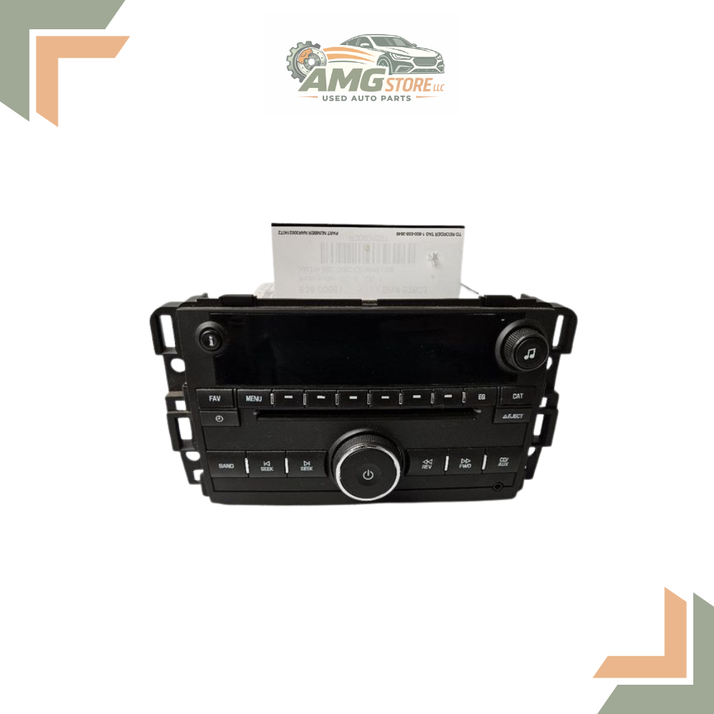 2007–2013 Chevrolet Silverado 1500 CD MP3 Player Radio Receiver — view 1