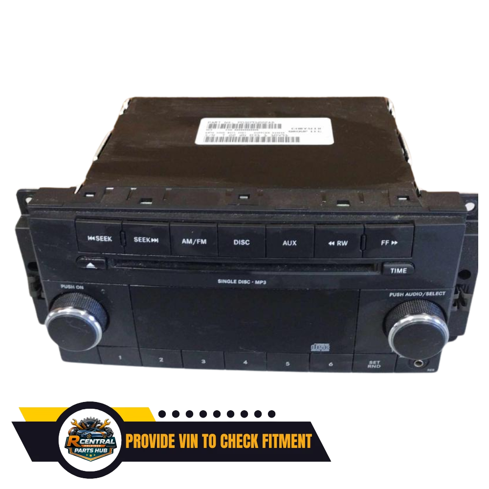 2011–2012 Dodge Caliber AM FM CD MP3 Radio Receiver RES OEM — view 1