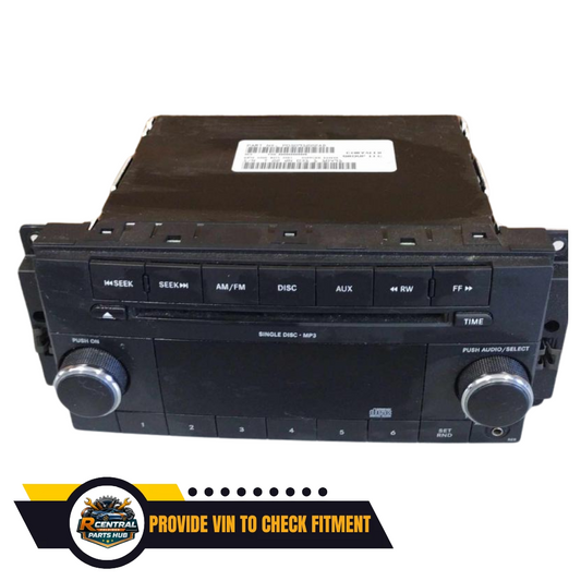 2011–2012 Dodge Caliber AM FM CD MP3 Radio Receiver RES OEM — view 1
