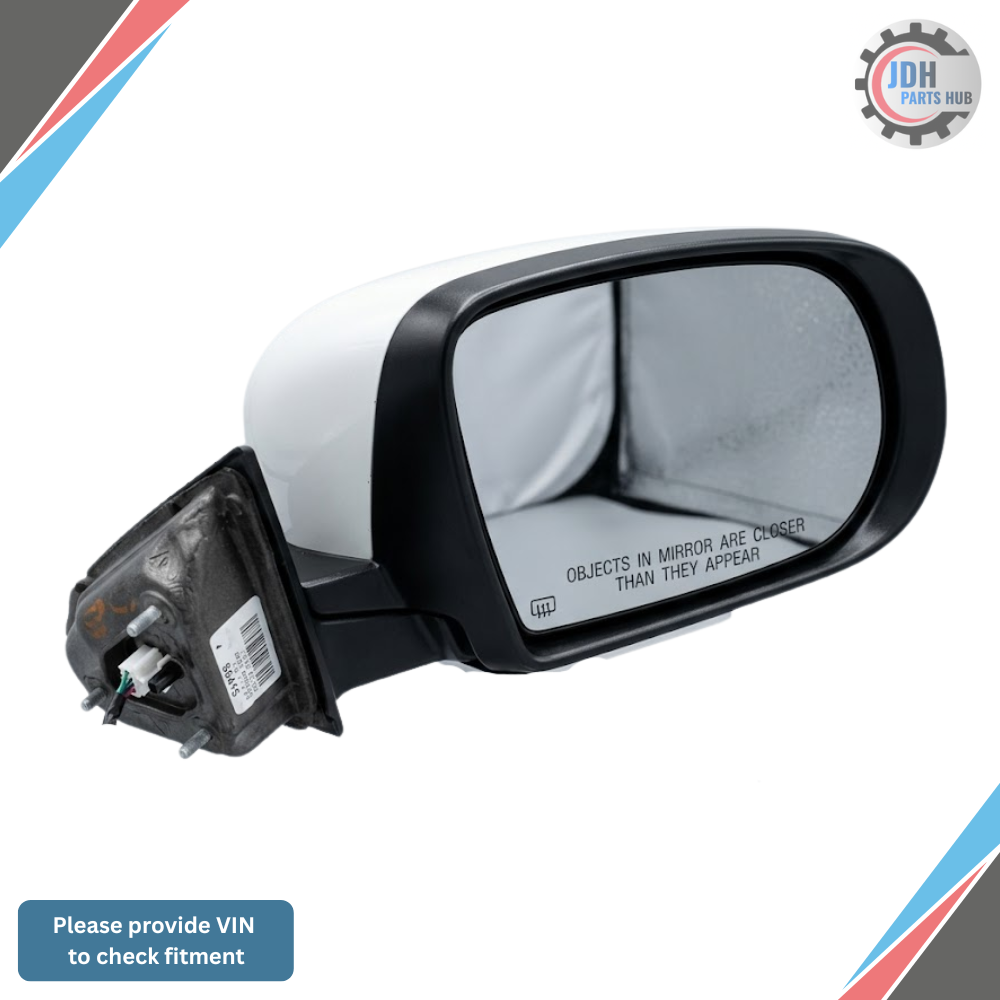 2014–2021 Jeep Cherokee Right Passenger Side View Door Mirror Heated White — view 1