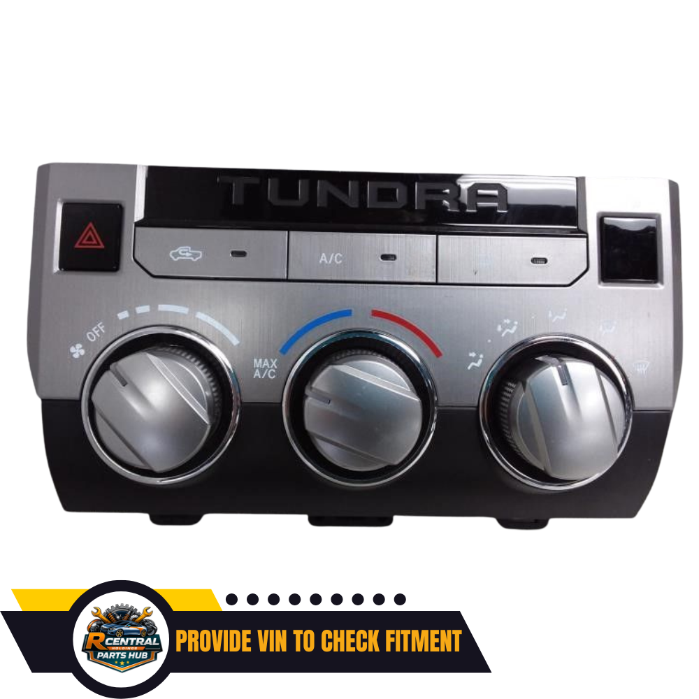 2014–2020 Toyota Tundra A/C AC Manual Heater Temperature Control Unit — view 1