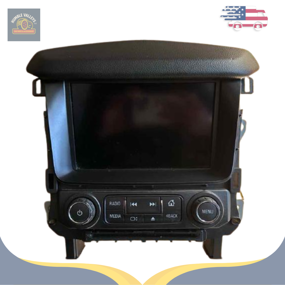 2017–2020 Chevrolet Tahoe Radio Control Panel Display Screen ID 84096260 OEM — view 1