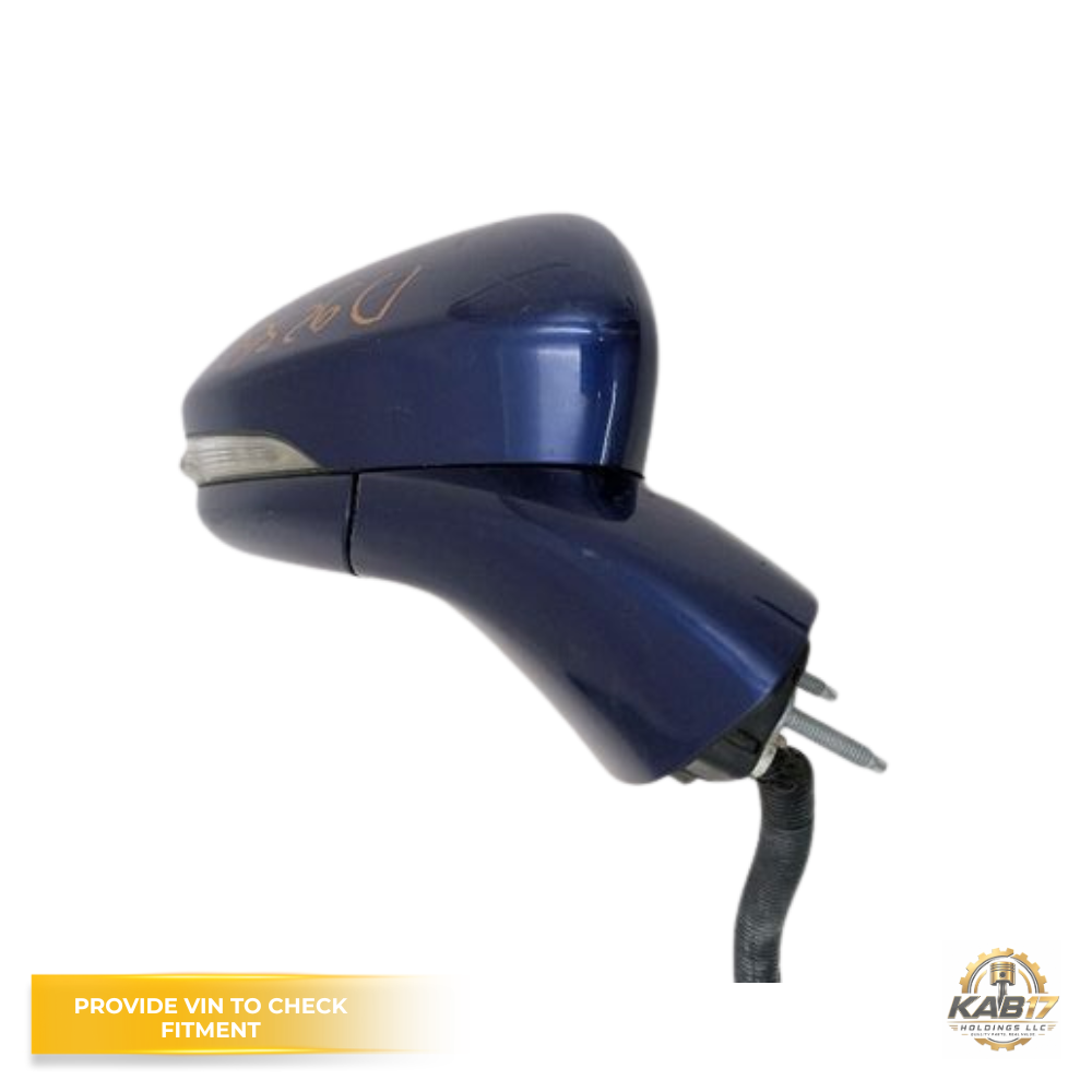 2013–2014 Ford Fusion Passenger Side Power Heated Door Mirror Assembly Blue OEM — view 1