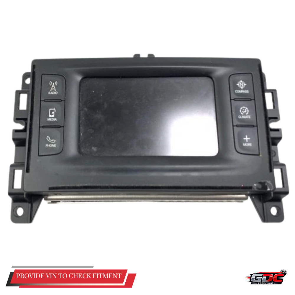 2016 Jeep Cherokee Display Screen Bluetooth Radio Receiver OEM — view 1