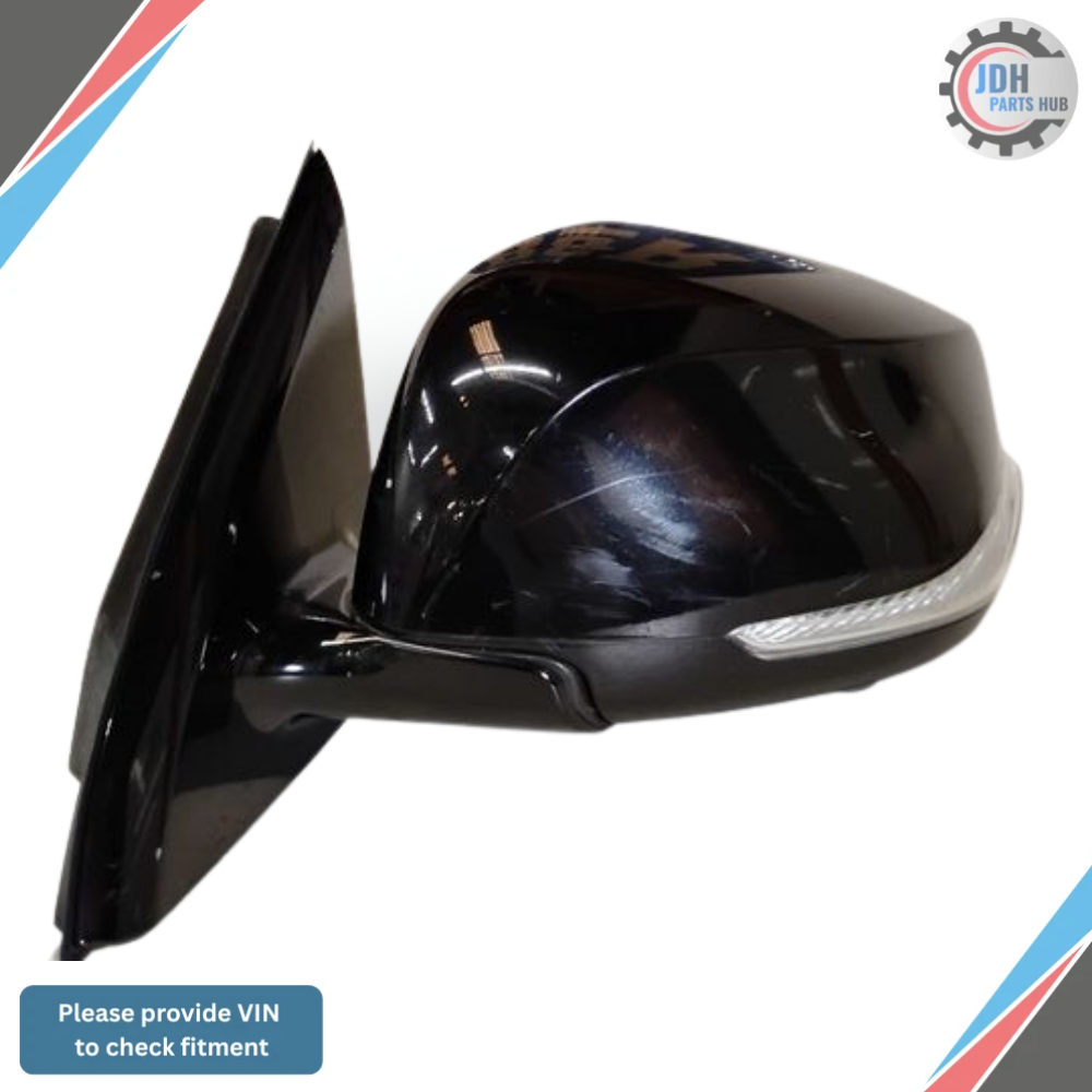 2017–2020 Infiniti QX60 Left Driver Side Door Mirror Assembly Black Power Heated — view 2