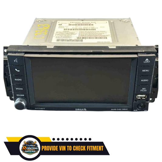 2013–2016 Chrysler Town & Country AM FM CD Navigation Radio Display Screen RHB — view 1