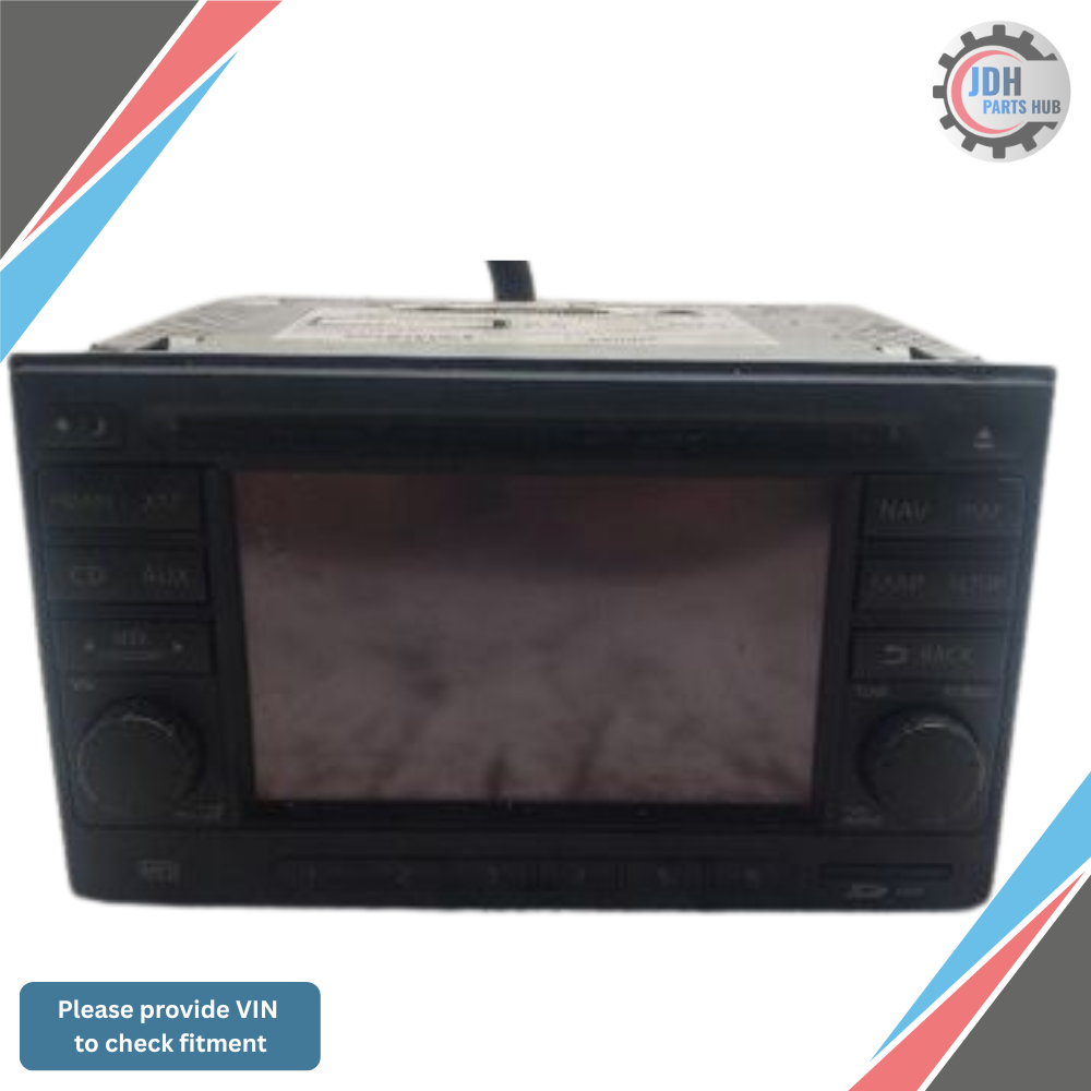 2010–2012 Nissan Sentra AM FM CD Player Radio with Navigation OEM — view 1