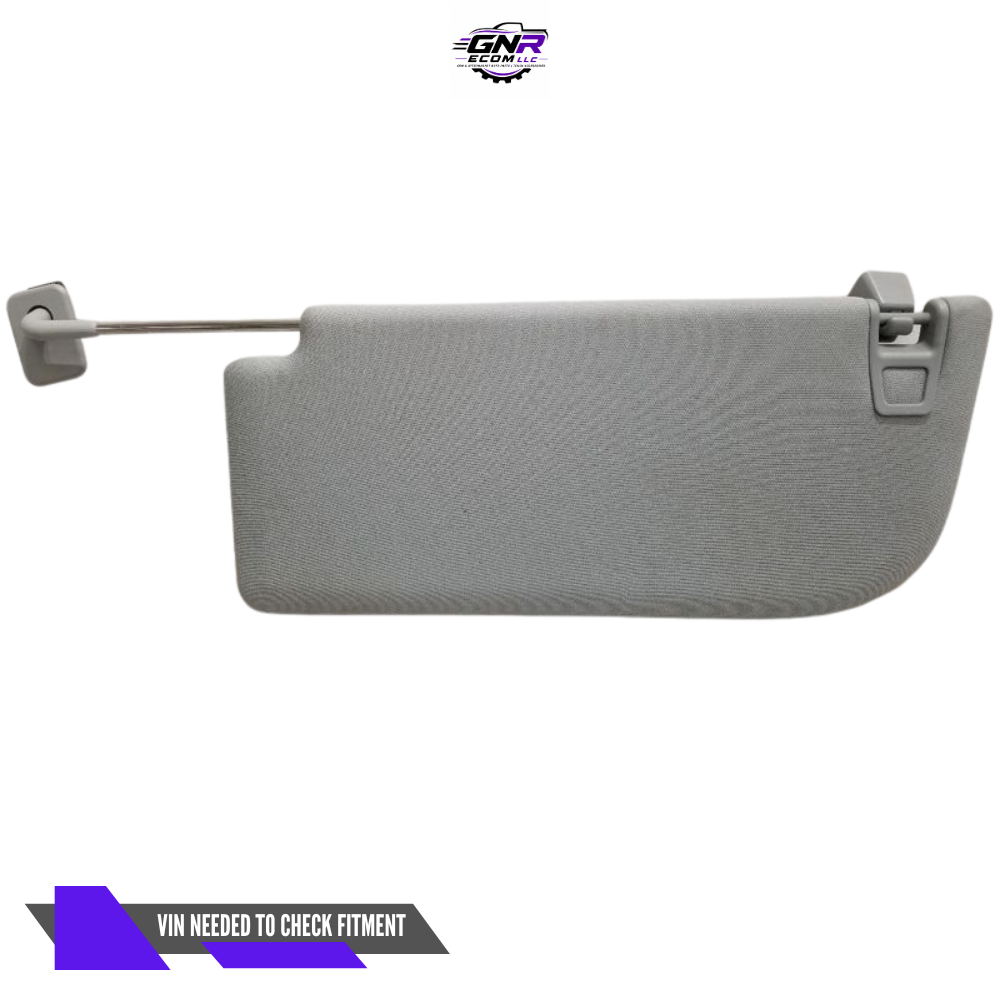 2021–2025 Ford F150 Driver LH Interior Gray Cloth Sun Visor OEM — view 3