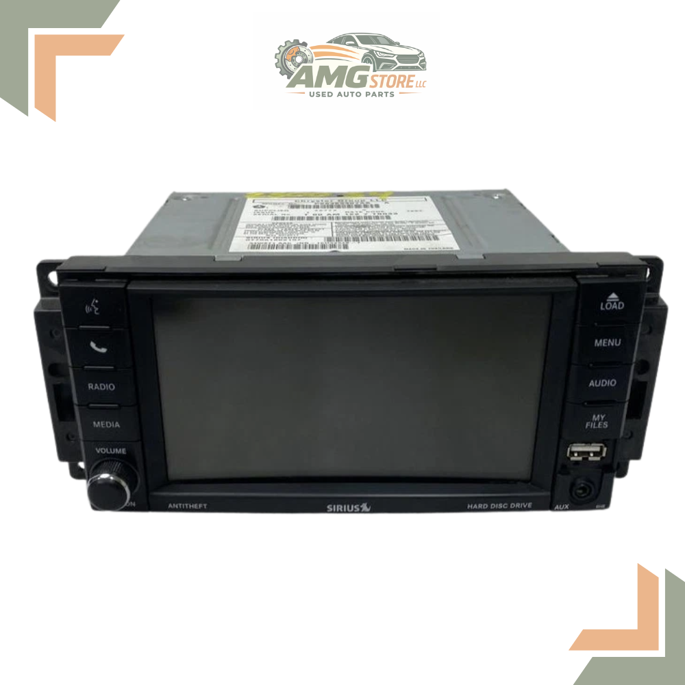 2013–2019 DODGE CARAVAN AM FM CD Navigation Radio Player Display Screen RHB — view 1