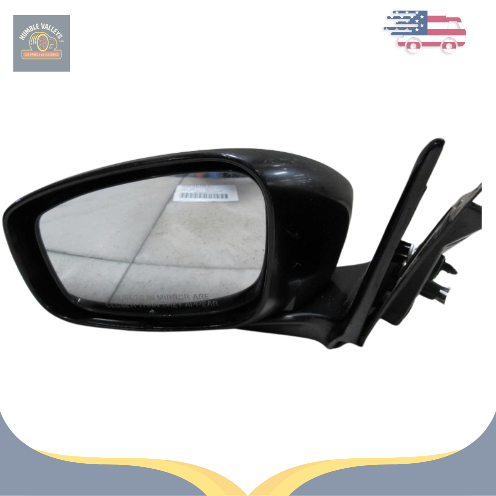 2009–2013 Infiniti G37 Left Driver Side View Power Door Mirror White OEM — view 3