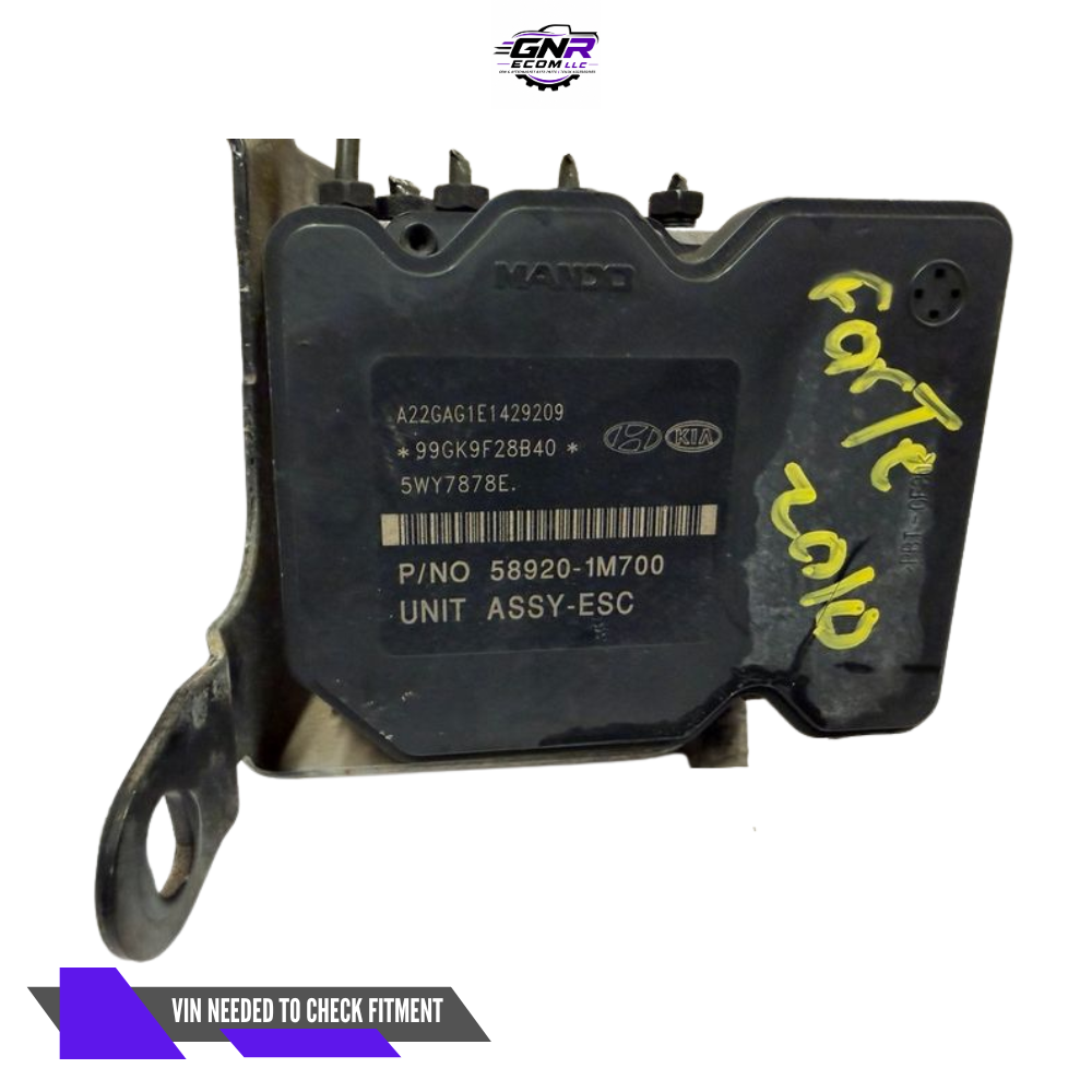 2010 Kia Forte ABS Anti Lock Brake Actuator Pump OEM — view 3