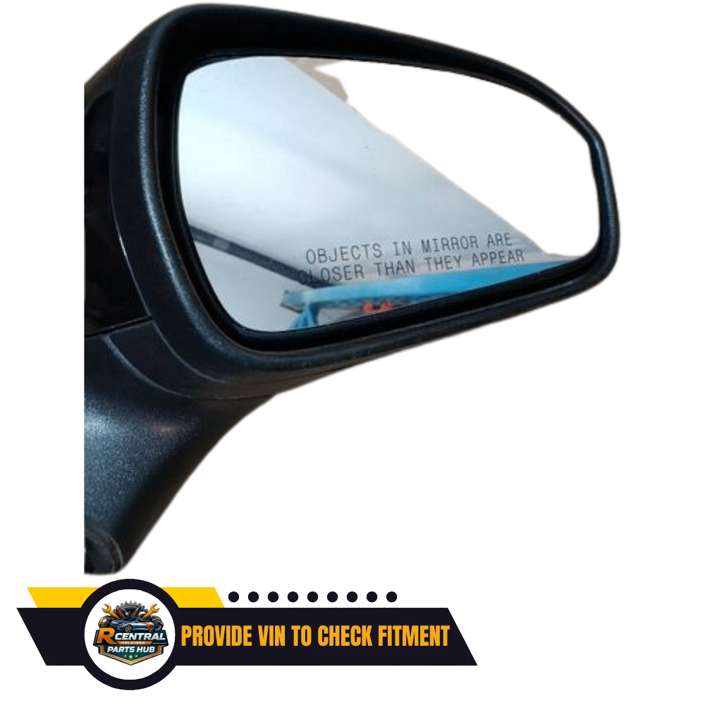 2019–2020 Ford Fusion Right Passenger Side View Door Mirror with Blind Spot Black — view 1