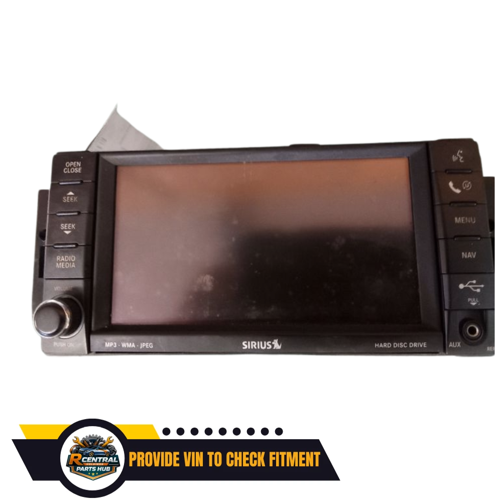 2008–2010 CHRYSLER JEEP DODGE AM-FM-DVD RADIO DISPLAY RECEIVER SATELLITE RER — view 1