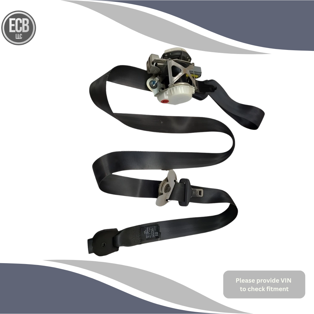 2011–2015 Hyundai Sonata Left Driver Side Seat Belt Retractor Assembly Black OEM — view 1