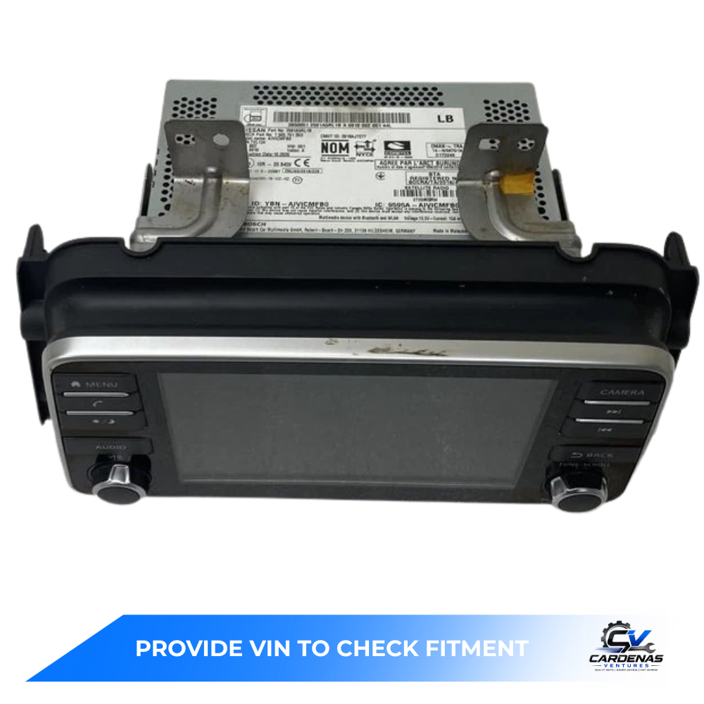 2020 Nissan Versa Satellite Radio Display Screen without Navigation — view 2