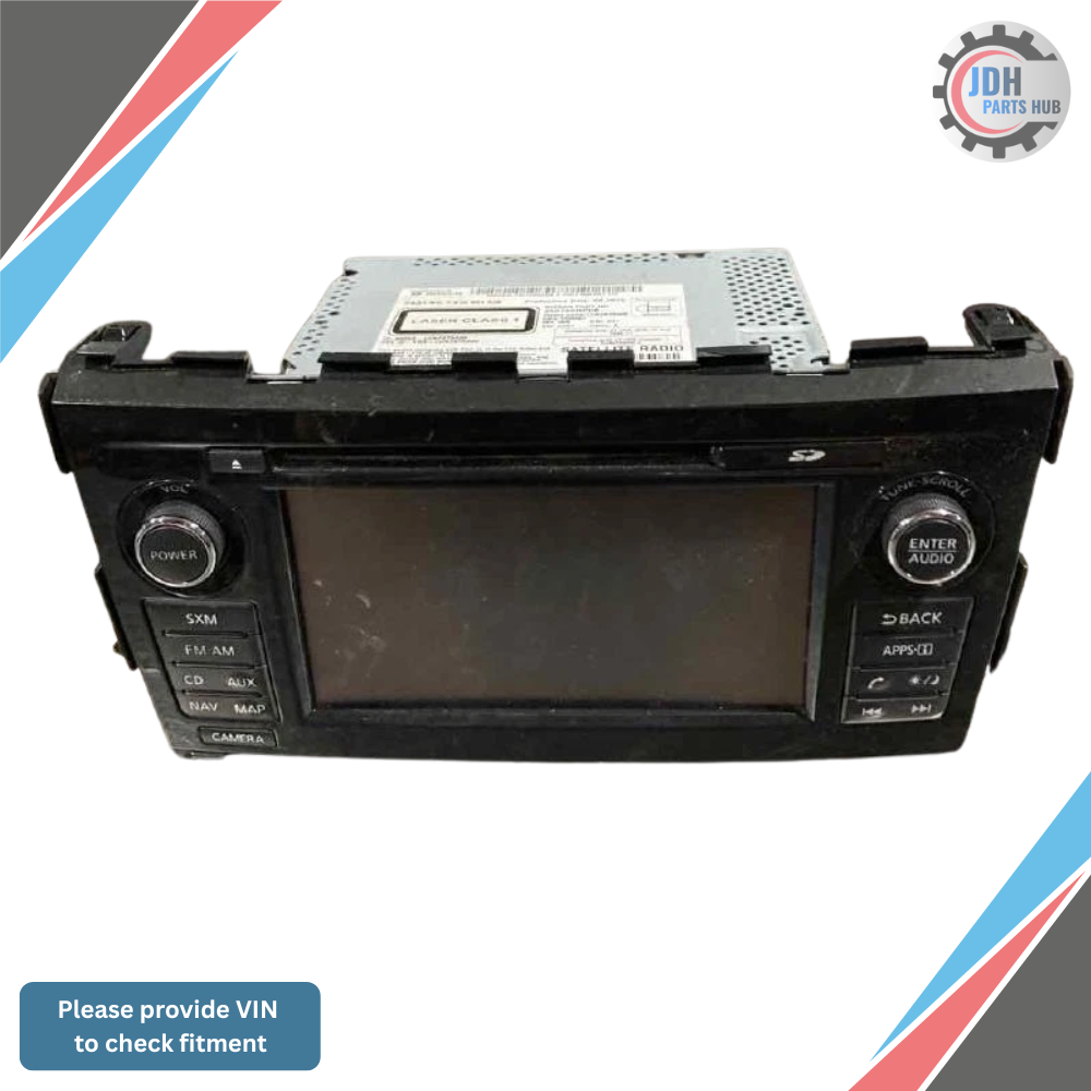2015 Nissan Altima AM FM CD Player Radio Receiver with Navigation & Display OEM — view 1