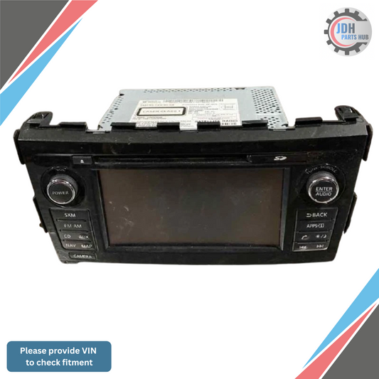2015 Nissan Altima AM FM CD Player Radio Receiver with Navigation & Display OEM — view 1