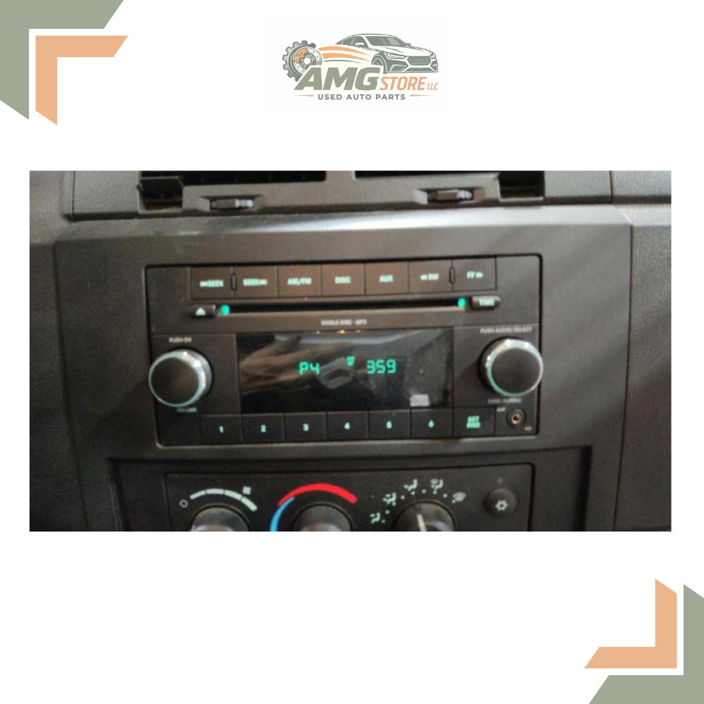 2011–2012 Dodge Caliber AM FM CD MP3 Radio Receiver RES — view 2