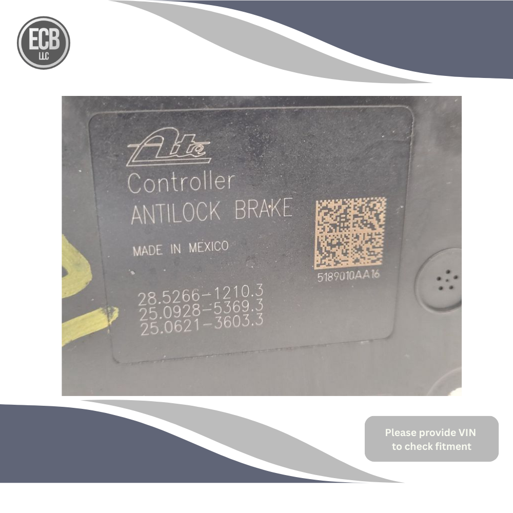 2014–2020 Dodge Journey ABS Anti-Lock Brake Pump Module Assembly OEM — view 5