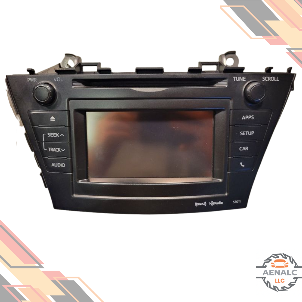 2012–2014 Toyota Prius Touch Screen Stereo AM FM XM HD Radio CD Player OEM — view 1
