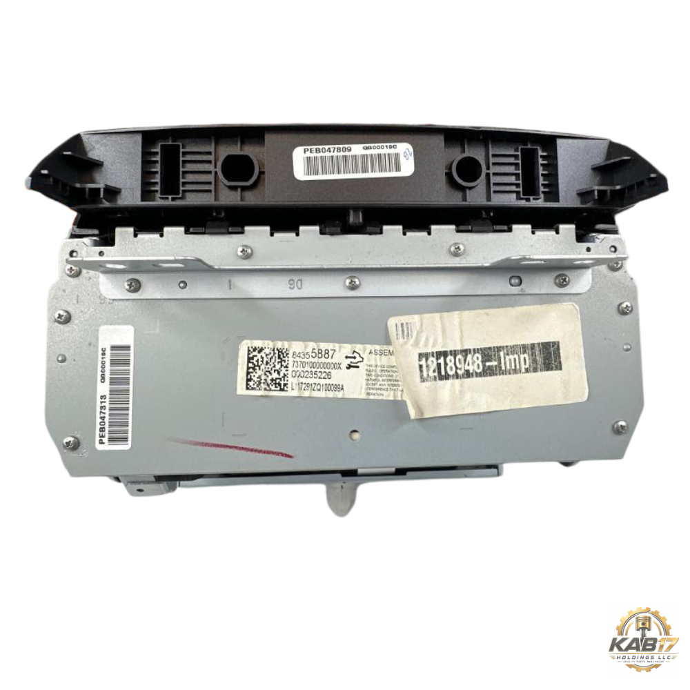 2018–2020 Chevrolet Impala Radio Receiver Display Screen ID 84355887 OEM — view 3