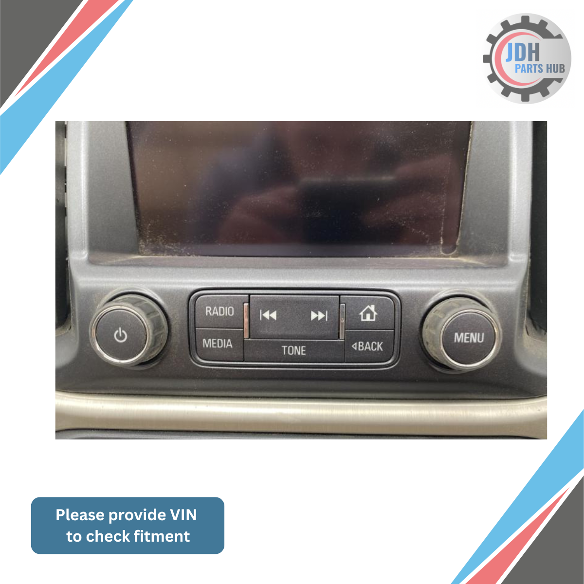 2017–2019 GMC Canyon Audio Equipment Radio Control Panel with Display Screen OEM — view 3