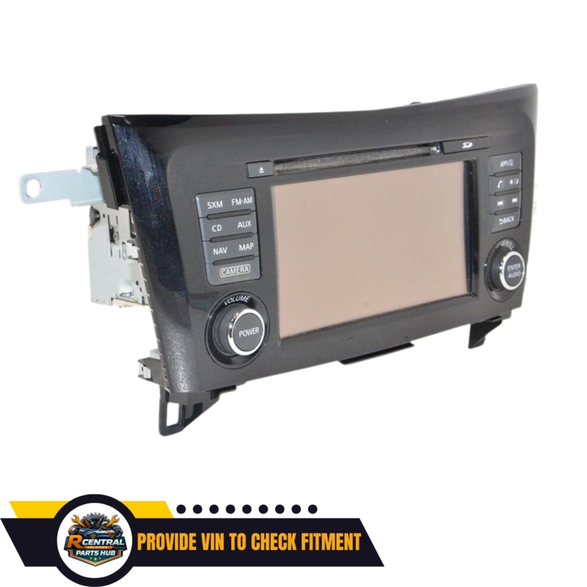 2015–2016 Nissan Rogue AM FM Navigation CD Player Radio Receiver Display OEM — view 4