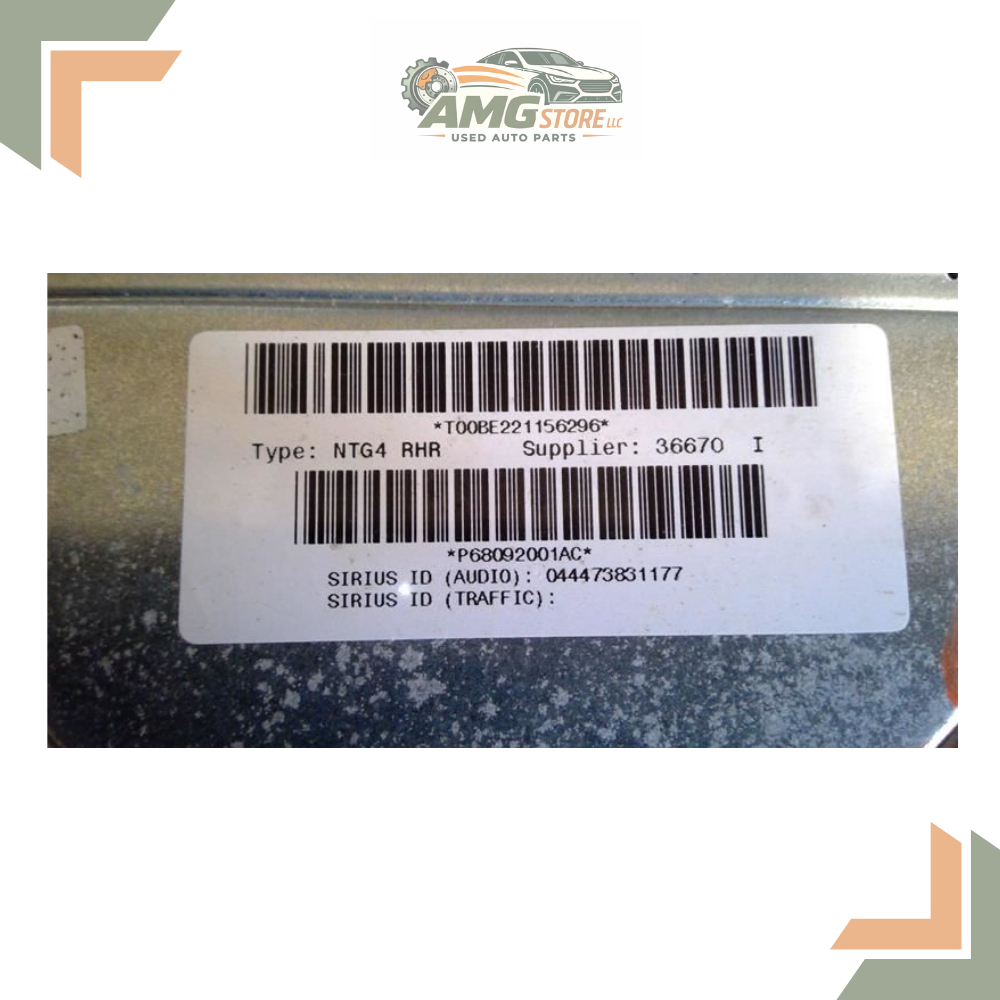 2013–2014 DODGE Challenger AM-FM-CD-DVD-H<wbr/>DD Navigation UConnect Radio RHR OEM — view 2