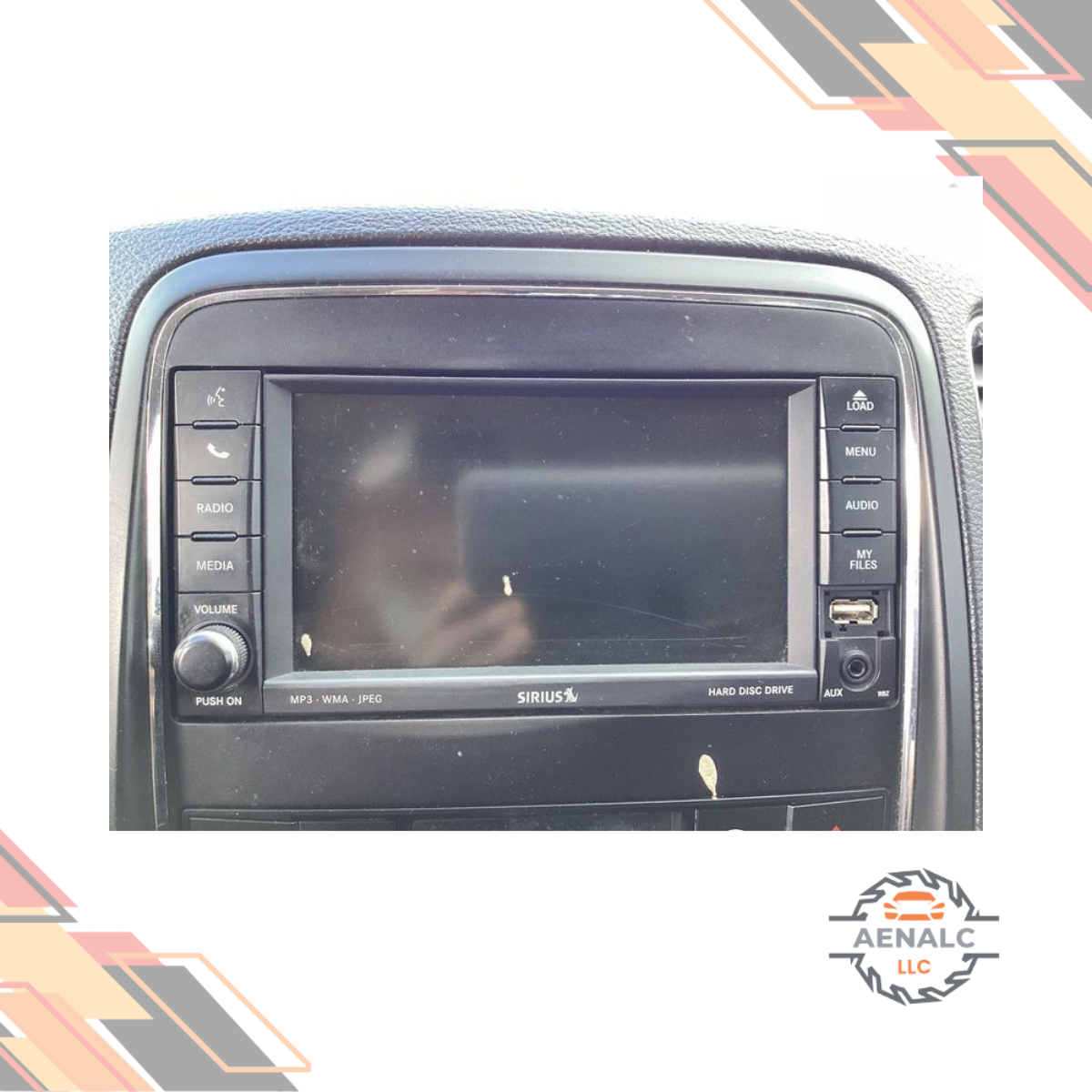 2011–2013 Dodge DURANGO Radio Display Receiver RBZ Satellite AM FM CD OEM 12 13 — view 1