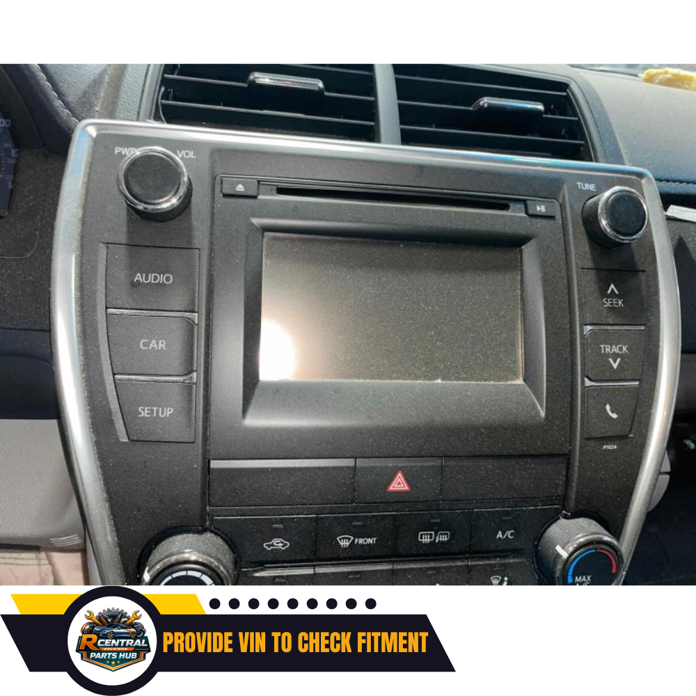 2016–2017 Toyota Camry Radio Touch Screen Display & Receiver ID P11224 OEM — view 2