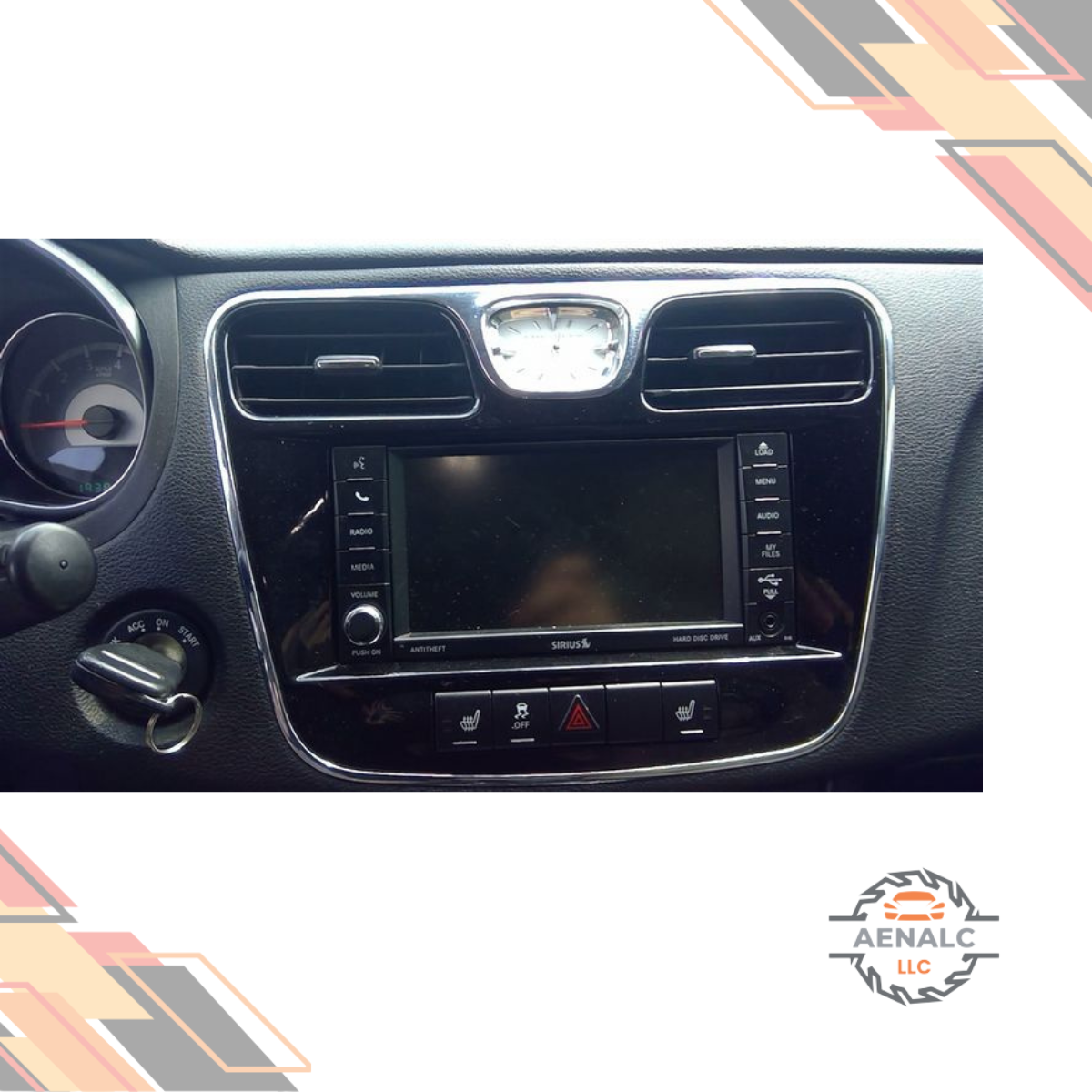 2013–2014 Dodge CHALLENGER Radio Display Receiver RHB Navigation SAT DVD OEM — view 1