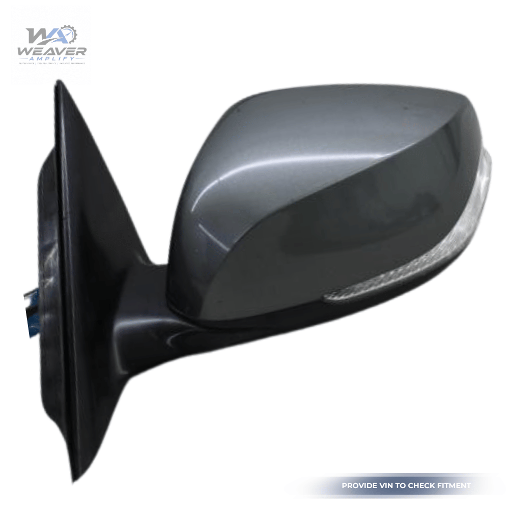 2014–2021 Infiniti Q50 Left Driver Side Door Mirror Heated Gray OEM — view 1