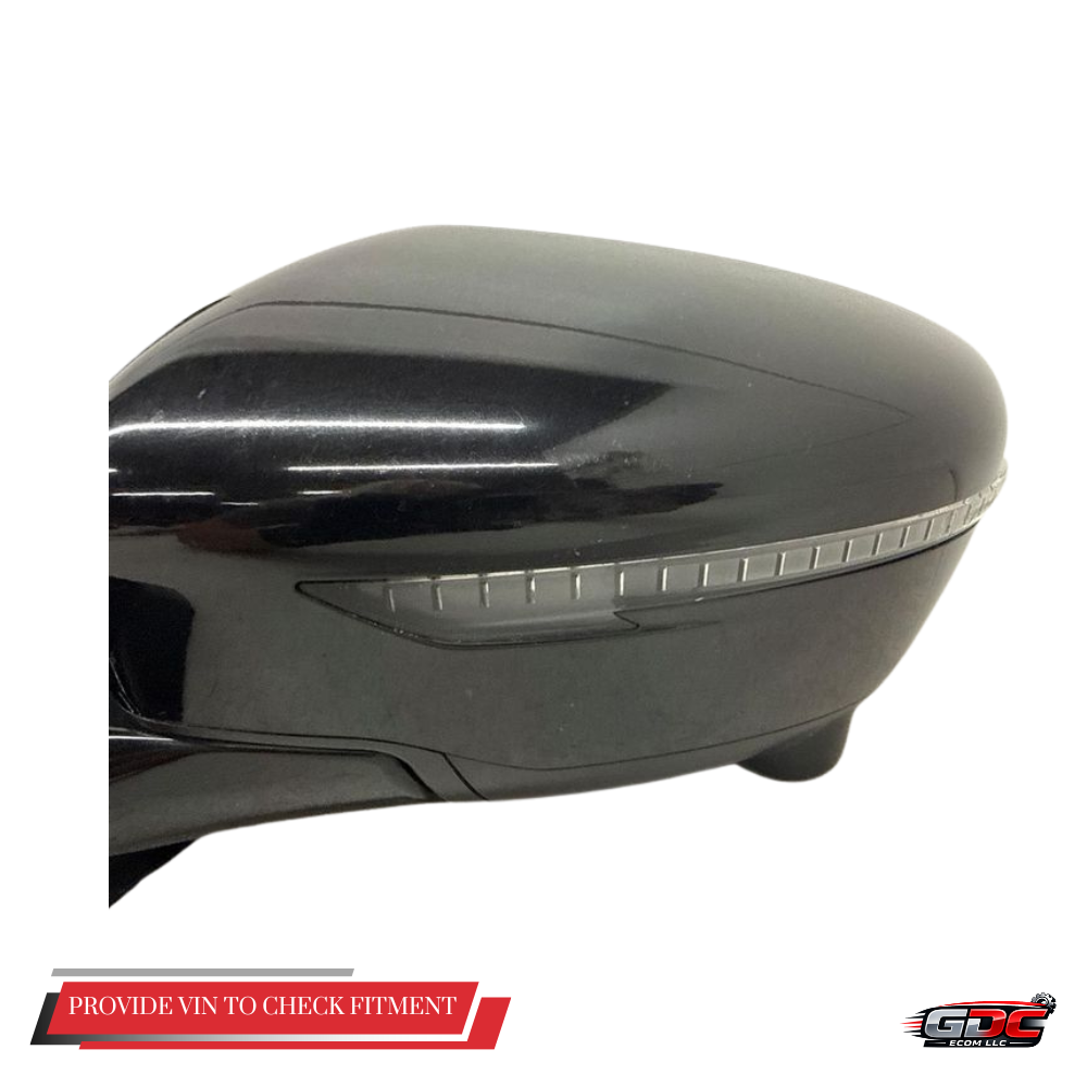 2018–2020 Nissan Pathfinder LH Driver Side Door Mirror w Camera Black OEM — view 2