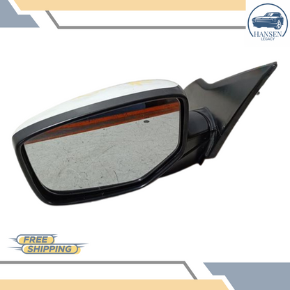 2013–2017 Honda Accord Sedan Left Driver Side View Door Mirror White LH — view 4