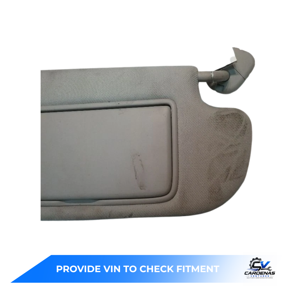 2014–2023 Infiniti Q50 RH Passenger Sunvisor Sun Visor with Mirror & Light OEM — view 2