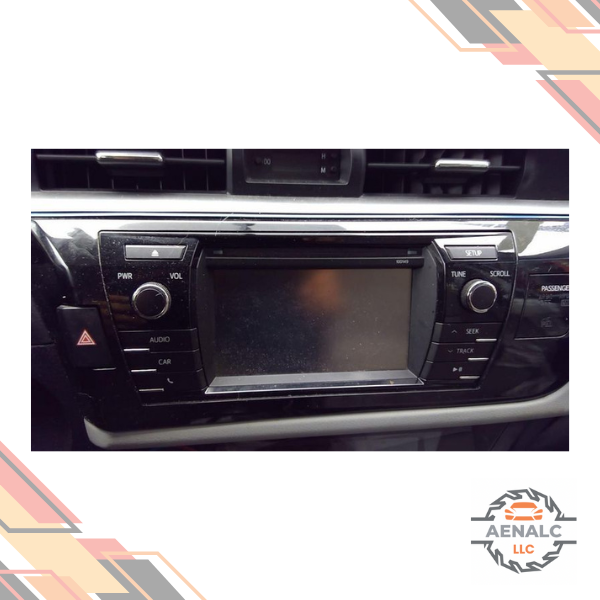2014–2016 Toyota Corolla Touchscreen Display Receiver Face ID 100149 14 15 16 — view 1