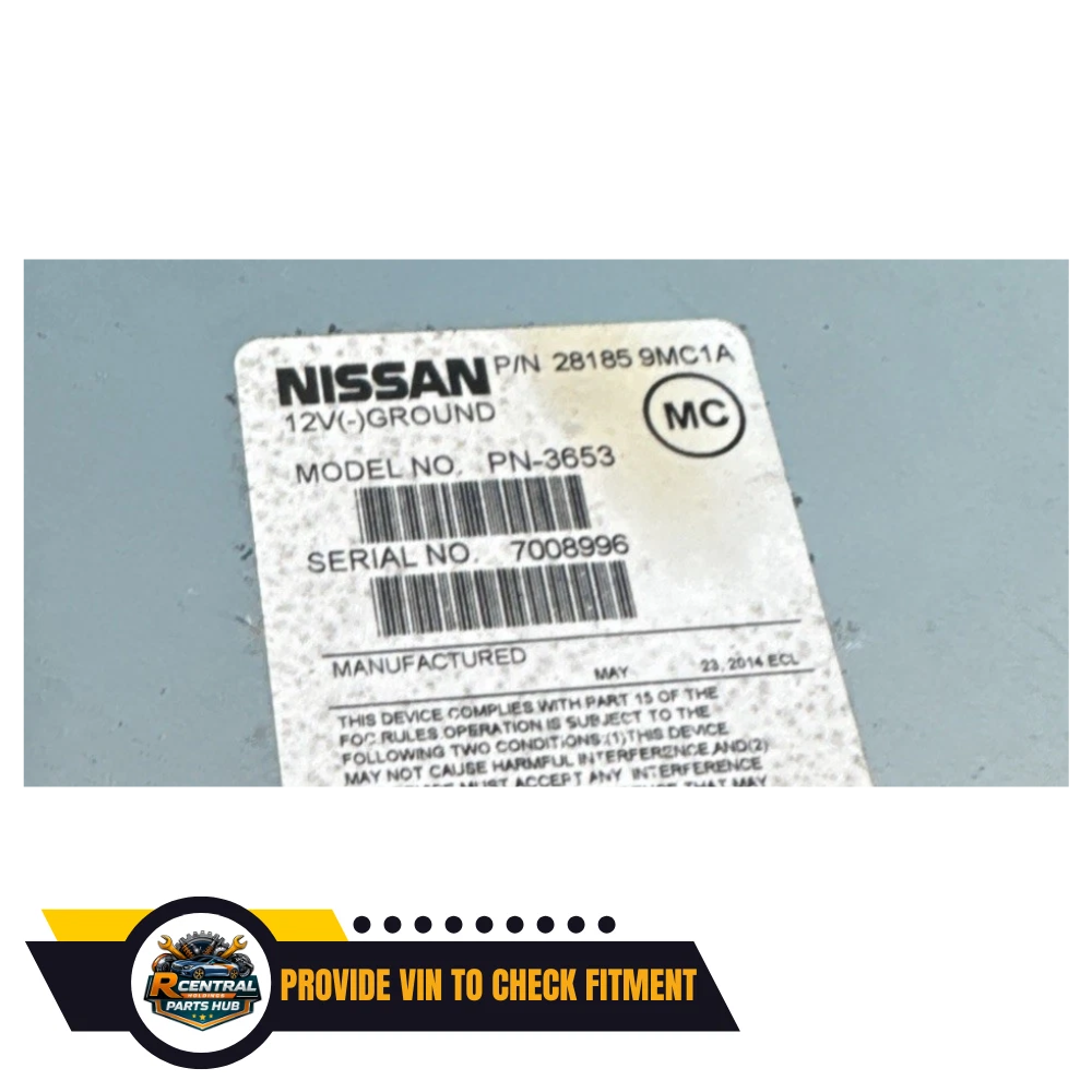 2015–2018 Nissan Versa Radio AM FM CD Player Receiver without Navigation Factory OEM — view 4