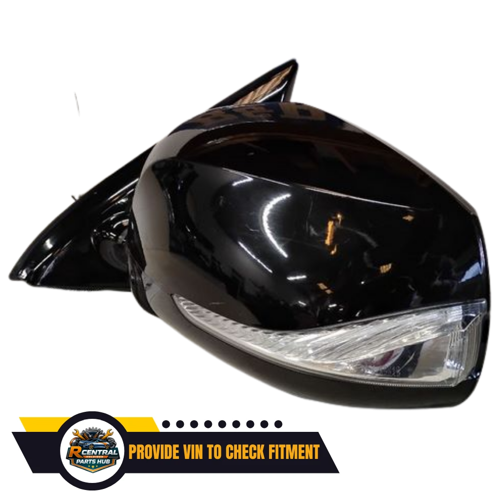 2017–2020 Infiniti QX60 Left Driver Side Door Mirror Assembly Black Power Heated — view 2
