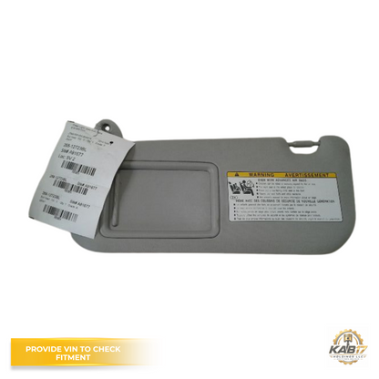 2019–2025 Toyota Rav4 LH Driver Sunvisor with Mirror Gray OEM — view 1