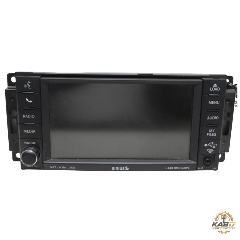 2010 Dodge Journey AM FM 20GB HDD MP3 DVD Player Radio Receiver ID RBZ OEM — view 1