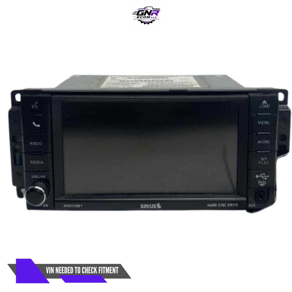 2012 Jeep Liberty AM FM CD AUX DVD Navigation Radio RHB W Satellite OEM — view 1
