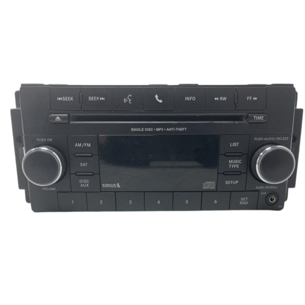 2012–2017 Jeep Patriot MP3 CD with Satellite Radio Receiver Face ID RES OEM — view 1