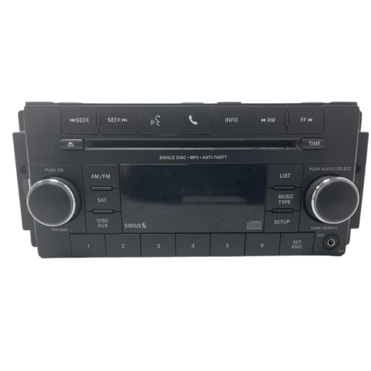 2012–2017 Jeep Patriot MP3 CD with Satellite Radio Receiver Face ID RES OEM — view 1