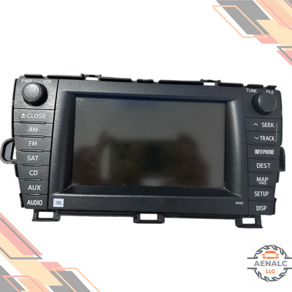 2010–2011 Toyota Prius Display Screen Dash Mounted Navigation Satellite OEM — view 1