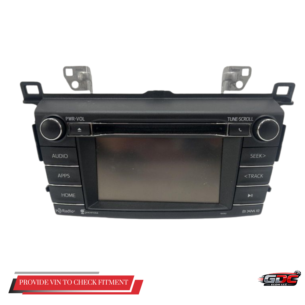 2016–2018 Toyota Rav4 AM FM CD Sirius XM Audio Radio Player Display Screen OEM — view 1