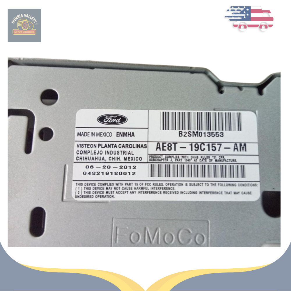 2011–2013 Ford Fiesta AM FM CD Player Satellite Radio Receiver OEM — view 3