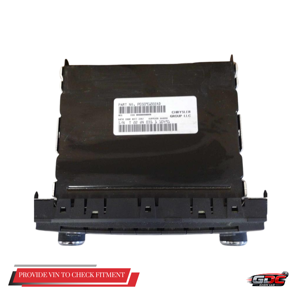 2011–2012 Dodge Caliber AM FM CD MP3 Radio Receiver OEM — view 2